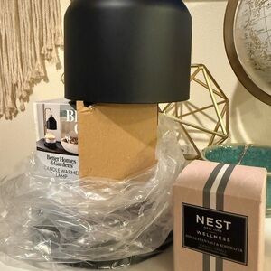 New Candle Warmer Lamp + NEST New York Candle Bundle